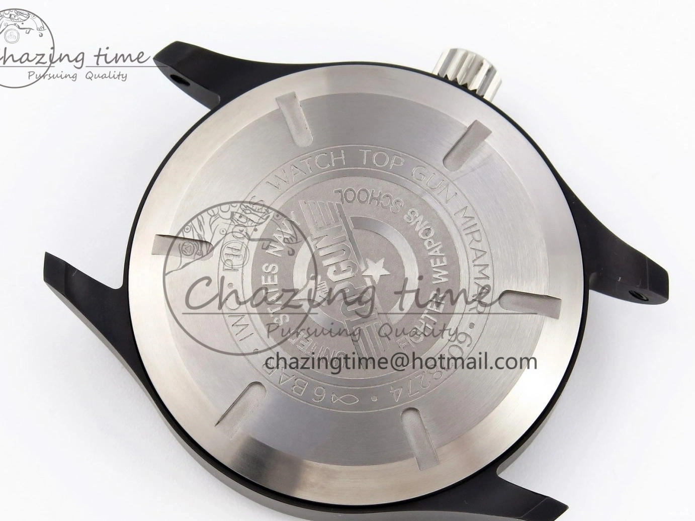 MIROTIME 0208 FreshLook Pilot’s Watch Top Gun Black Ceramic IW326901 ZF 1:1 Best Edition on Black Nylon Strap A 7026